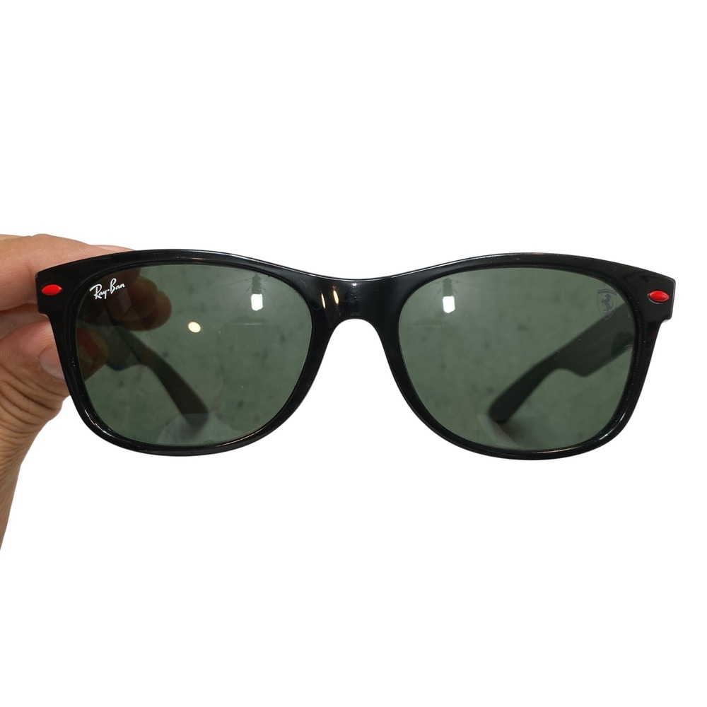 Ray-Ban Ferrari RB2132-M F60131 Sunglasses Mens Black New Wayfarer 55-18-145